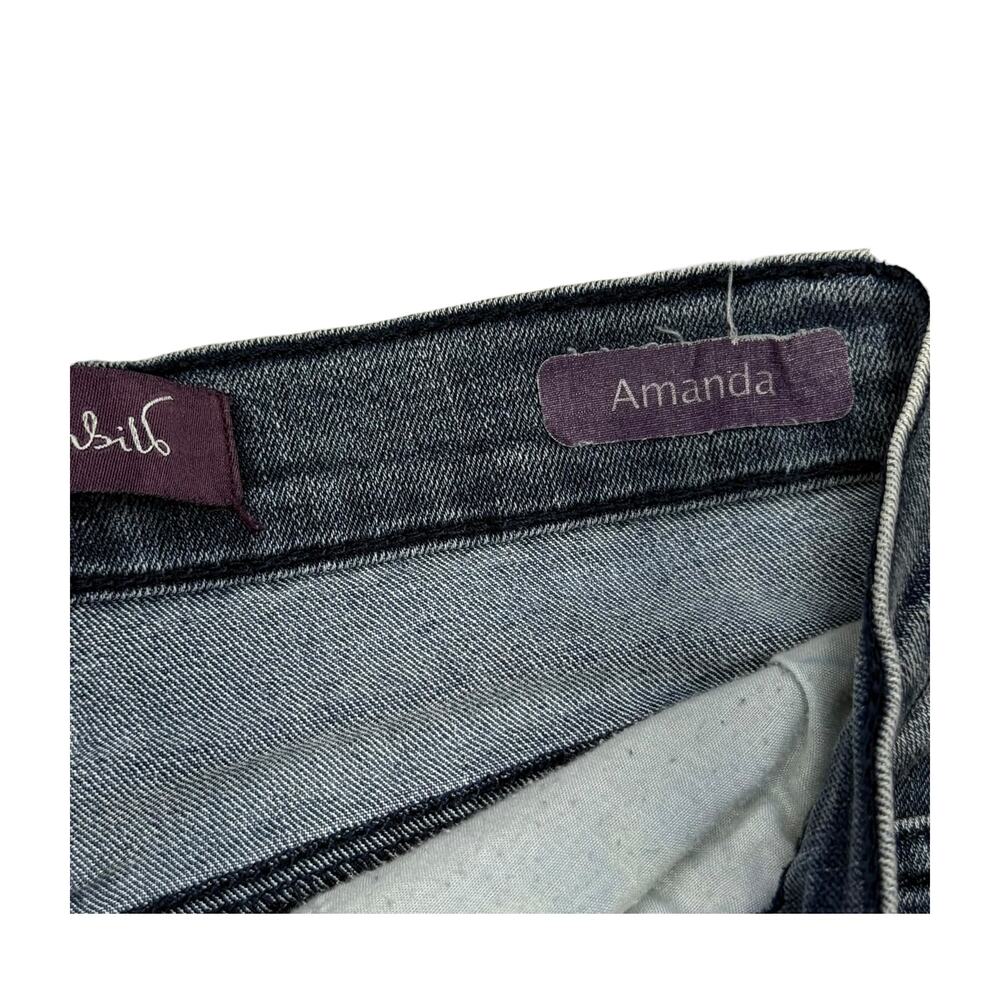 Gloria Vanderbilt Amanda Straight Jeans Size 6 Rhinestone Pockets - Picture 7 of 8